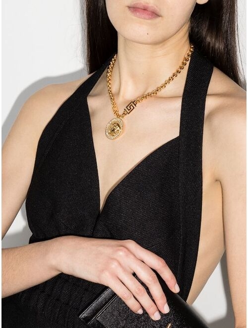 Versace Icon Medusa crystal-embellished necklace
