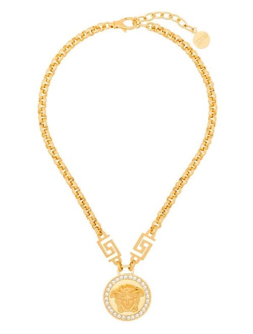 Versace Icon Medusa crystal-embellished necklace