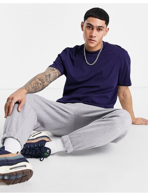ASOS DESIGN relaxed fit t-shirt in navy