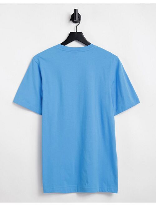 adidas Originals adicolor large logo t-shirt in sky blue