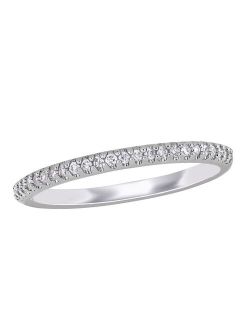 Stella Grace 14k White Gold 1/8 Carat T.W. Diamond Anniversary Ring