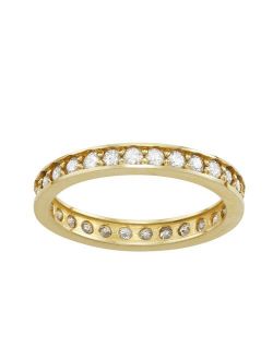 Tiara 10k Gold 7/8 Carat T.W. Diamond Eternity Ring