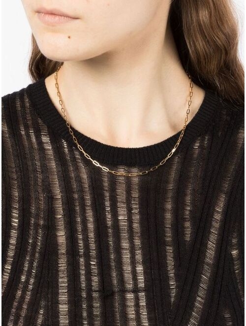 Otiumberg link-chain gold-plated necklace