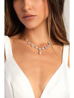 Inclined to Shine 14KT Gold Pearl Choker Necklace