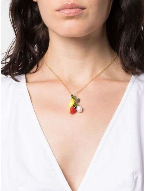 Bimba y Lola fruits-motif chain-strap necklace
