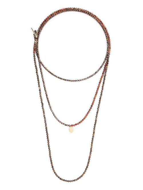 Brunello Cucinelli beaded three-strand necklace