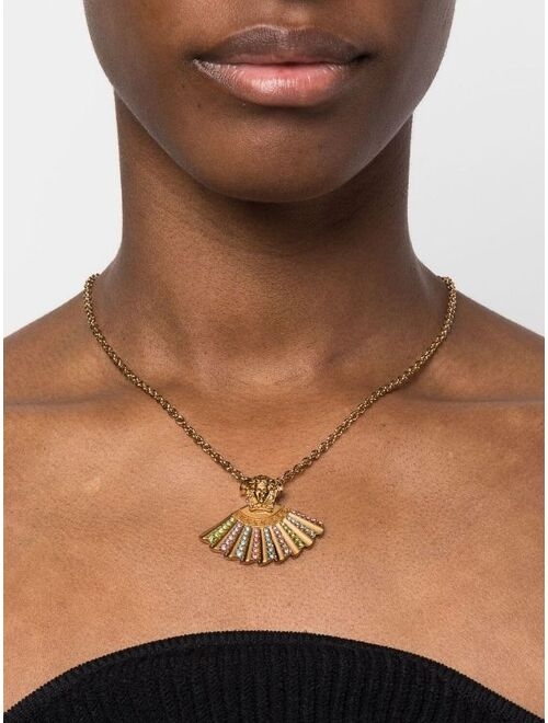 Versace Medusa Head-detail pendant necklace