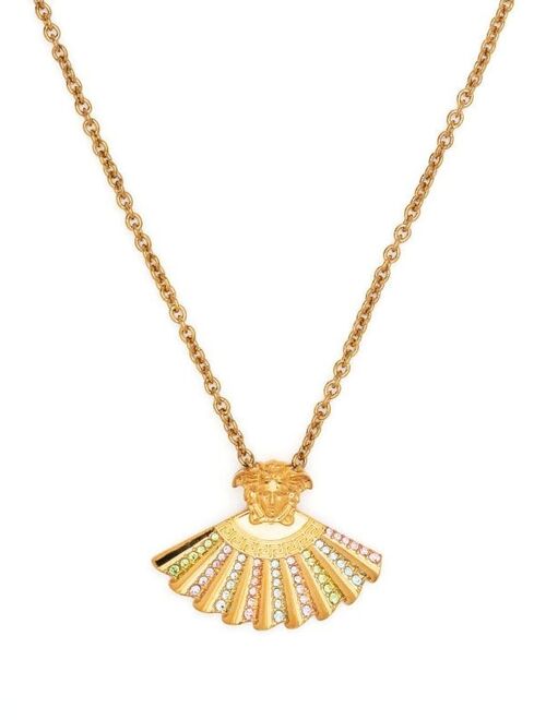 Versace Medusa Head-detail pendant necklace