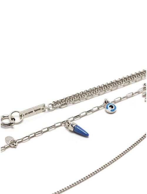 Isabel Marant lucky charm multi-chain necklace