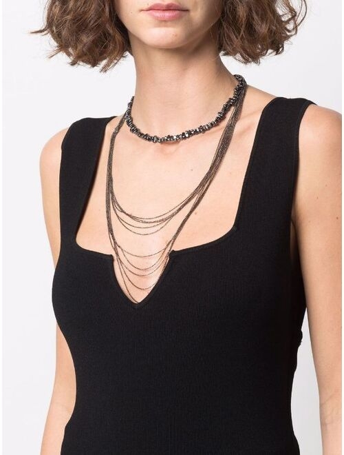 Fabiana Filippi multi-layered chain necklace