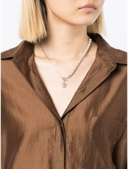 DOWER AND HALL Luna freshwater pearl-embellished necklace