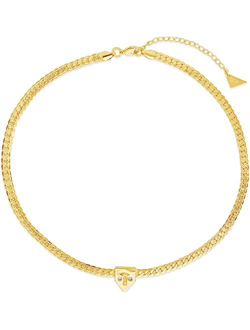Sterling Forever Catherine Choker Necklace