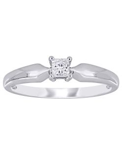 Stella Grace 10k White Gold 1/5 Carat T.W. Diamond Solitaire Engagement Ring