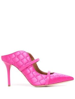 Malone Souliers quilted pointed pumps