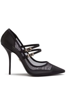 Cardinale mesh-detail pumps