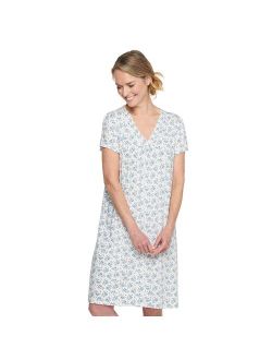 ® Short Sleeve V-Neck Nightgown