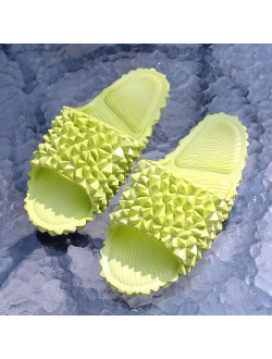 Rimocy Funny Durian Designer Slippers Women Summer 2022 Indoor Outdoor Flip Flops Female EVA Soft Sole Non-slip Bathroom Slides