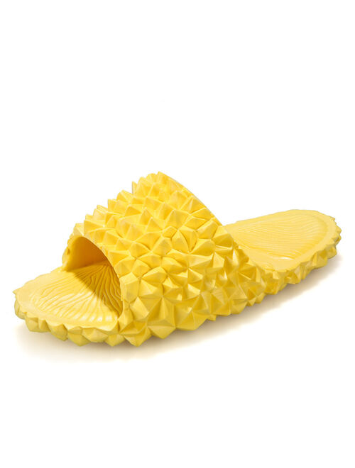 Rimocy Funny Durian Designer Slippers Women Summer 2022 Indoor Outdoor Flip Flops Female EVA Soft Sole Non-slip Bathroom Slides