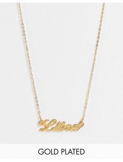 14k gold plated necklace with zodiac libra pendant
