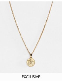 Liars & Lovers Exclusive necklace with coin pendant in gold