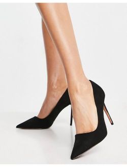 Penza pointed high heeled pumps in black