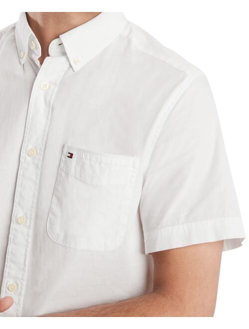 TOMMY HILFIGER Men's Custom-Fit Wainwright Shirt