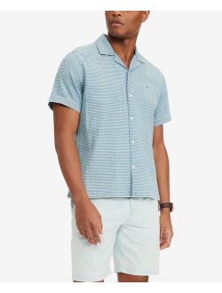 Men's Beach Dot-Print Shirt