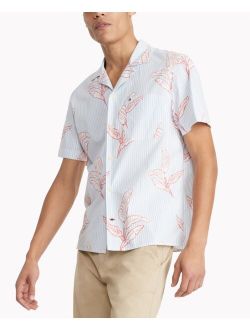 Men's Palm Print Custom Fit Shirt