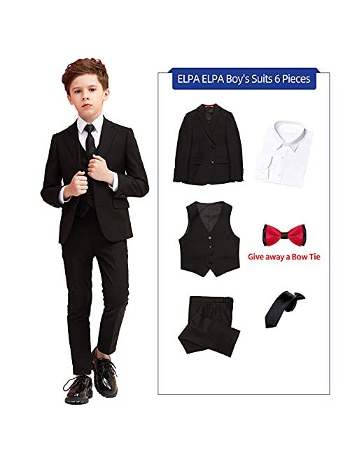 ELPA ELPA Boys Suits Slim Fit Classic Boys Formal Suit Dresswear for Weeding, Party