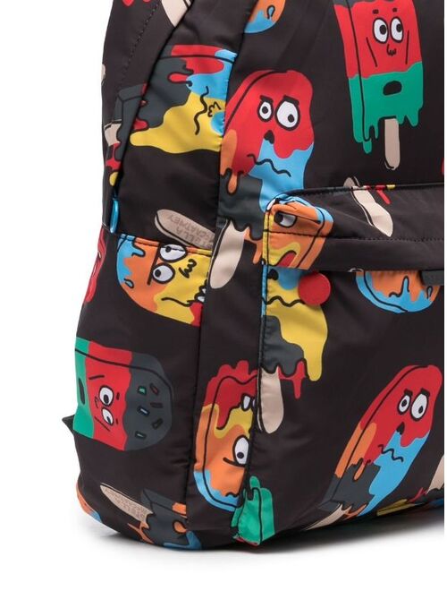 Stella McCartney Kids ice lolly print backpack