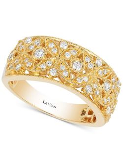 LE VIAN Vanilla® Deco Estate™ Gold Diamond (3/8 ct. t.w.) Band in 14k Gold