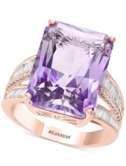 COLLECTION EFFY Pink Amethyst (15-1/2 ct. t.w.) & Diamond (3/8 ct. t.w.) in 14k Yellow Gold (Also Available in Blue Topaz and Citrine)