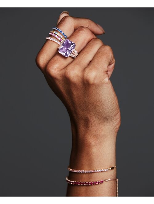 EFFY COLLECTION EFFY® Pink Amethyst (15-1/2 ct. t.w.) & Diamond (3/8 ct. t.w.) in 14k Yellow Gold (Also Available in Blue Topaz and Citrine)