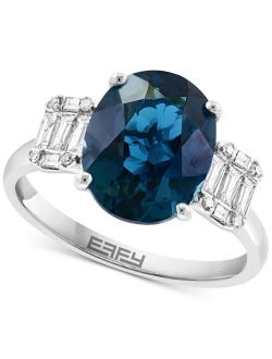 COLLECTION EFFY London Blue Topaz (4-1/6 ct. t.w.) & Diamond (1/4 ct. t.w.) in 14k White Gold