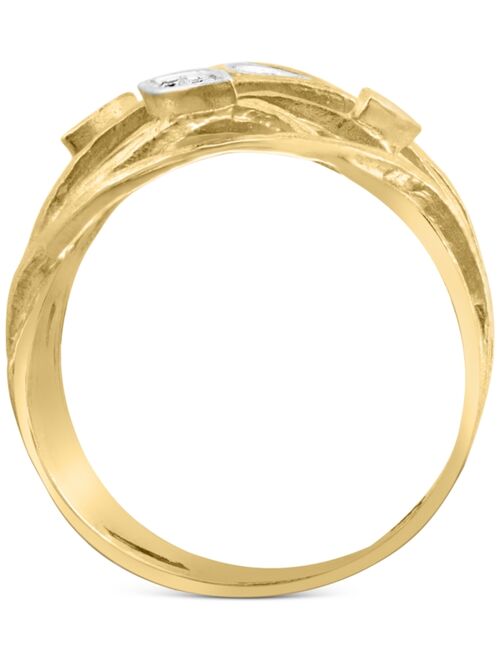 EFFY COLLECTION EFFY® Diamond Openwork Statement Ring (1/10 ct. t.w.) in 14k Gold