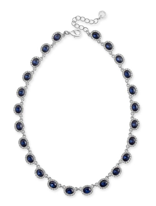 Charter Club Crystal Collar Necklace, 17" + 2" extender, Created for Macy's