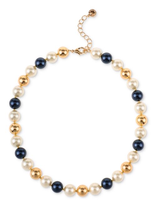 Charter Club Gold-Tone Imitation Pearl Strand Necklace, 16" + 2" extender, Created for Macy's
