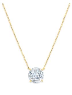 Eliot Danori 18k Gold-Plated Crystal Pendant Necklace, Created for Macy's