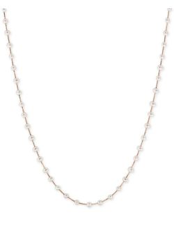 COLLECTION EFFY Cultured Freshwater Pearl (3mm) Statement Necklace in 14k Gold, 14k White Gold or 14k Rose Gold