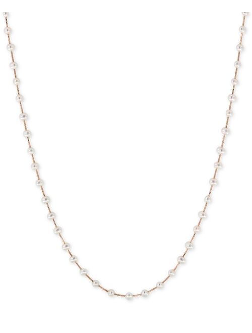EFFY COLLECTION EFFY® Cultured Freshwater Pearl (3mm) Statement Necklace in 14k Gold, 14k White Gold or 14k Rose Gold