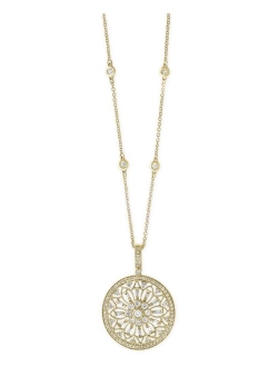 COLLECTION EFFY Diamond Filigree Pendant 18" Necklace (1 ct. t.w.) in 14k Gold, White Gold or Rose Gold