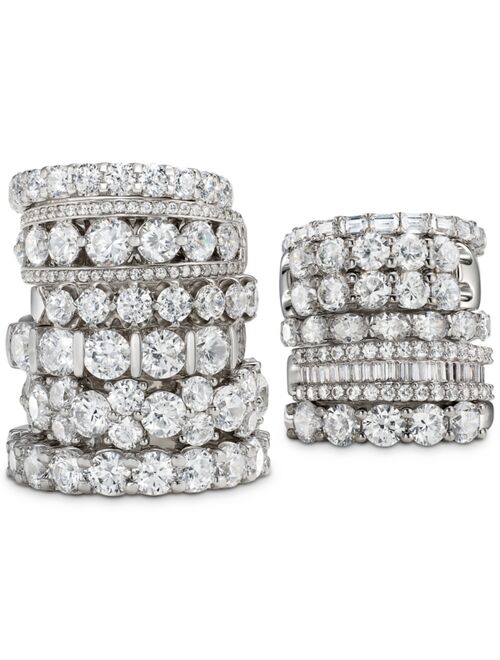 MACY'S Diamond Baguette Cluster Band (1 ct. t.w.) in 14k White, Yellow or Rose Gold