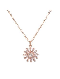 LC Lauren Conrad Baguette Flower Pendant Necklace