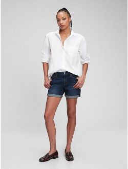 5" Mid Rise Denim Shorts with Washwell