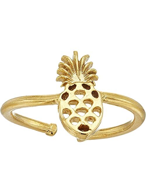 Alex and Ani Pineapple Adjustable Ring