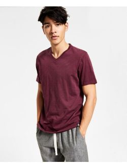 Men's V-Neck Solid T-Shirt, Created for Macy's