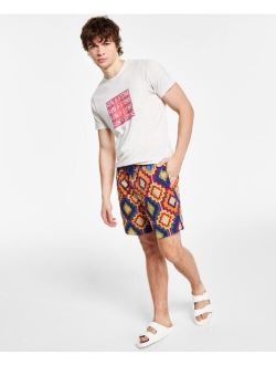Men's Brandon Regular-Fit Nylon Pull-On Shorts, Created for Macy's