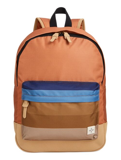 SUN + STONE Riley Stripe Pocket Backpack, Created for Macy's