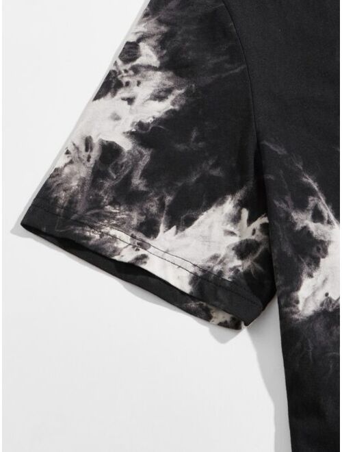 SHEIN Men Tie Dye Top