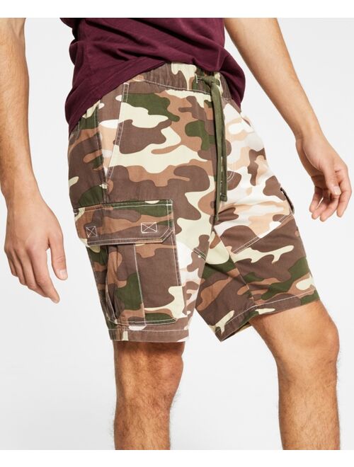 SUN + STONE Men's Camo-Print Shorts, Created for Macy's